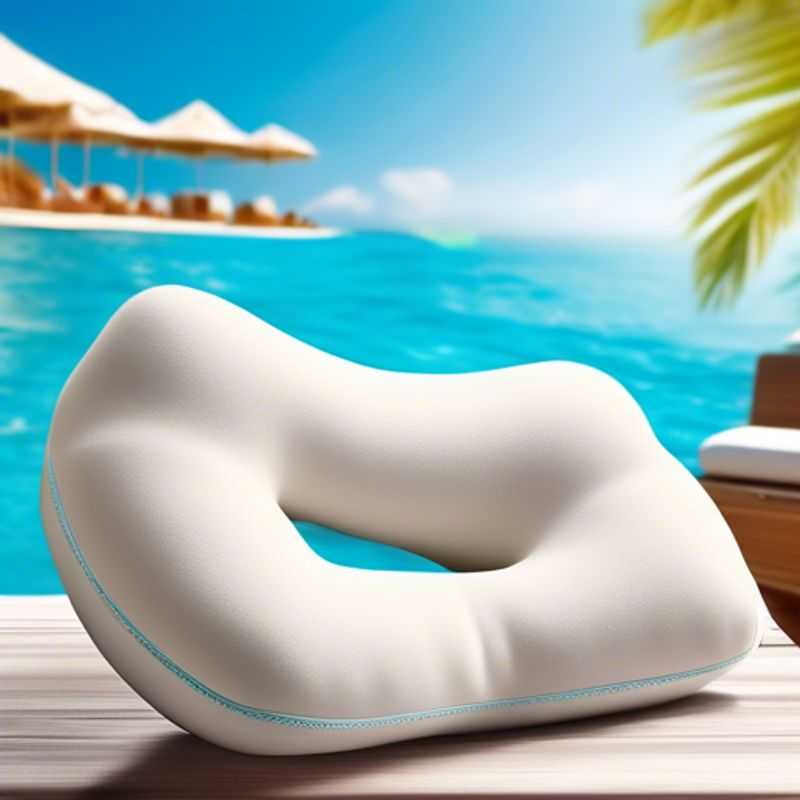 A luxurious travel pillow, ready for your next adventure.