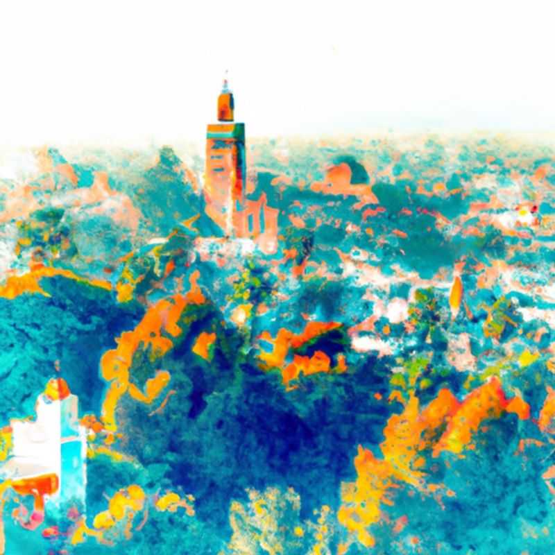 Two couples reveling in the vibrant tapestry of colors and scents in the souk of Marrakech, Morocco, during their autumnal 5&#45;day sojourn, immersing themselves in the captivating essence of this enchanting city.