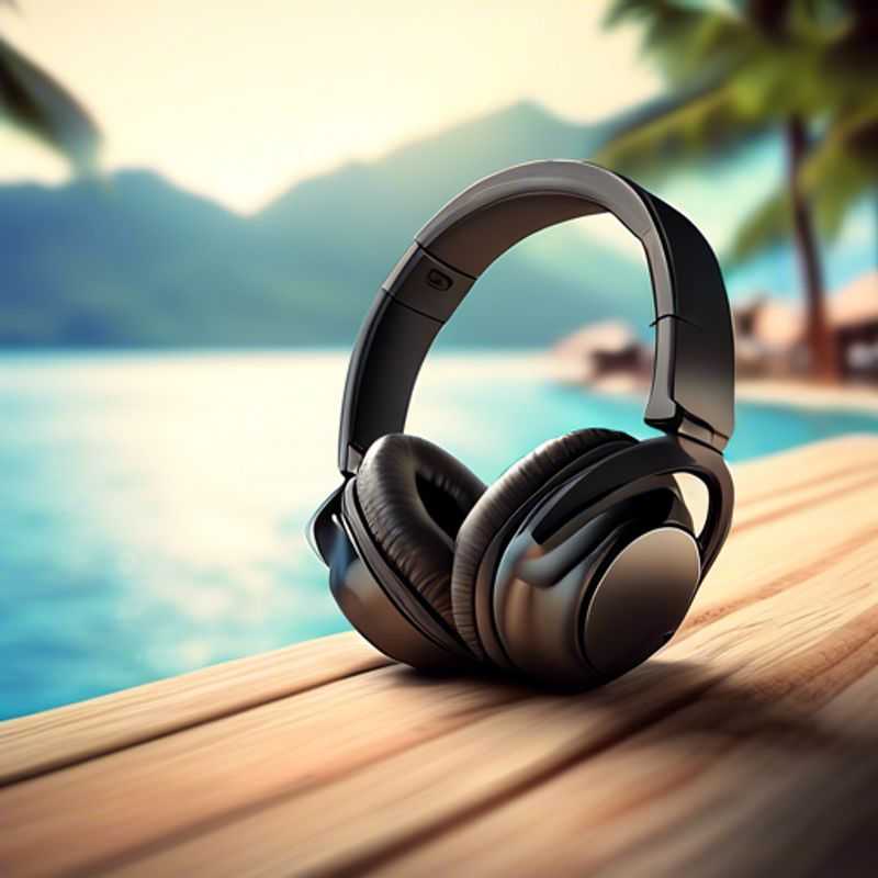 Noise-canceling headphones for a peaceful listening experience.