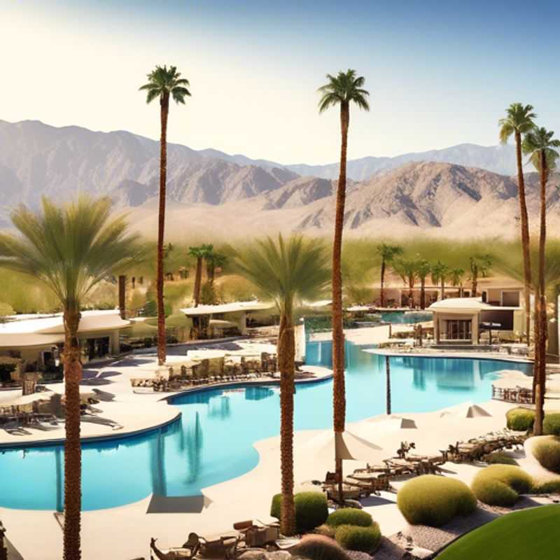 <h1>Top 8 Luxury Experiences for Families in Palm Springs&#58; Ritz&#45;Carlton Rancho Mirage&#44; Art Museum&#44; Spa Retreats&#44; Golf&#44; Botanical Gardens&#44; Hot Air Balloon Rides&#44; Fine Dining&#44; and Upscale Shopping</h1> A family with children embracing the sunny warmth of Palm Springs, USA, enjoying outdoor activities and luxurious amenities during their one-week winter getaway.