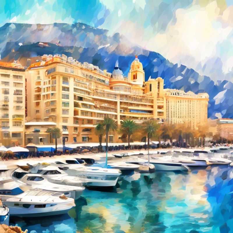 Two couples reveling in the opulent atmosphere of Monaco during the winter, surrounded by festive lights and luxurious surroundings at the Luxury Festival, capturing the essence of glamour and celebration.