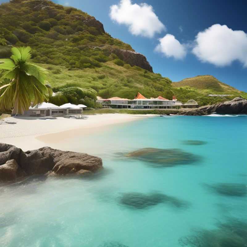 <h1>Top 4 Luxury Experiences for the Cultural Explorer in St. Barts&#58; Pristine Beaches&#44; Charming Villages&#44; Gourmet Dining&#44; and Yacht Charters</h1> A solo traveler immersed in the vibrant culture and stunning landscapes of St. Barts, Caribbean, during a luxurious two-week winter adventure, surrounded by turquoise waters and lush greenery.