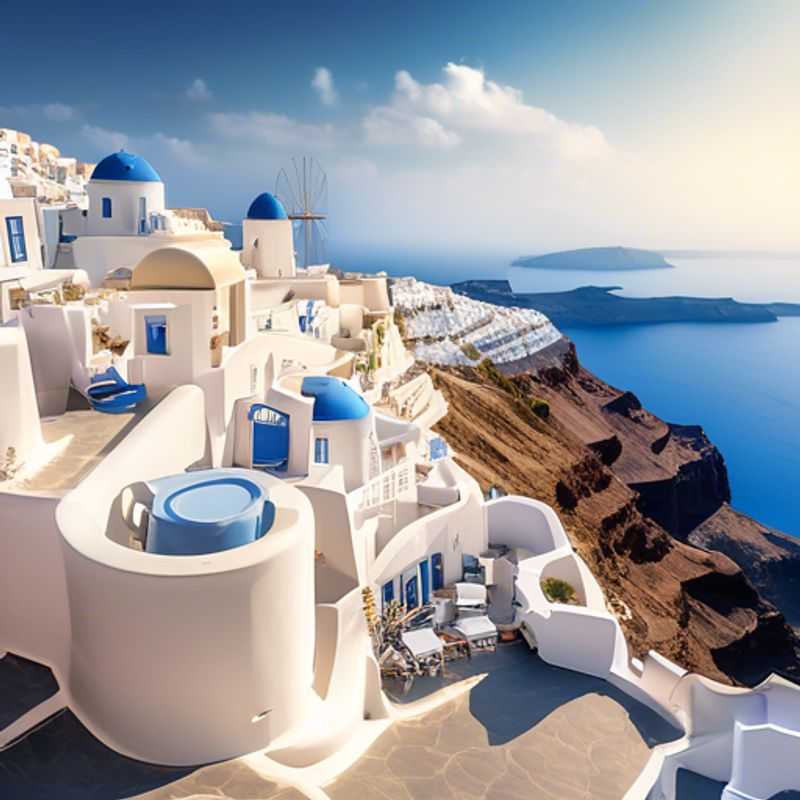 Experience the Magic&#58; Watching the Breathtaking Sunset from Oia's Iconic Blue&#45;Domed Churches in Santorini&#44; Greece