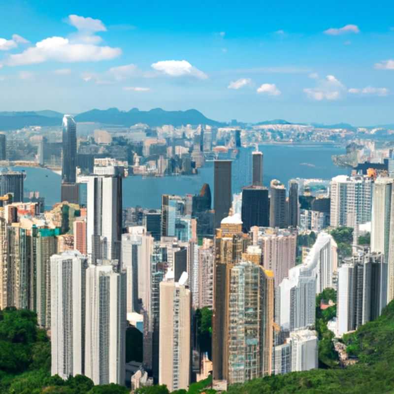 <h1>Hong Kong for Luxury Tourists&#58; Victoria Peak&#44; Tsim Sha Tsui Promenade&#44; Hong Kong Disneyland&#44; Lan Kwai Fong</h1> A solitary figure stands amidst the vibrant tapestry of Hong Kong's skyline, the iconic skyscrapers illuminating the autumn sky, during a captivating 4&#45;day solo adventure in the heart of this dynamic metropolis.