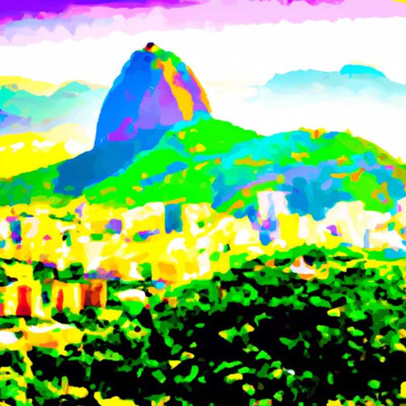 Two couples bask in the vibrant energy of Rio de Janeiro, Brazil, during their weeklong spring adventure. Sugarloaf Mountain stands sentinel in the distance, its iconic silhouette a symbol of the city's allure.