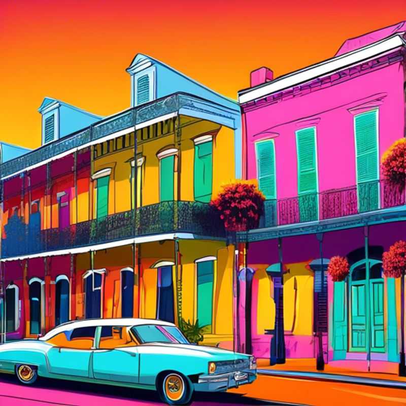 Two couples savoring exquisite cuisine at a vibrant New Orleans restaurant, surrounded by the colorful ambiance of fall, as they embark on a 24-hour culinary adventure in the heart of the city.