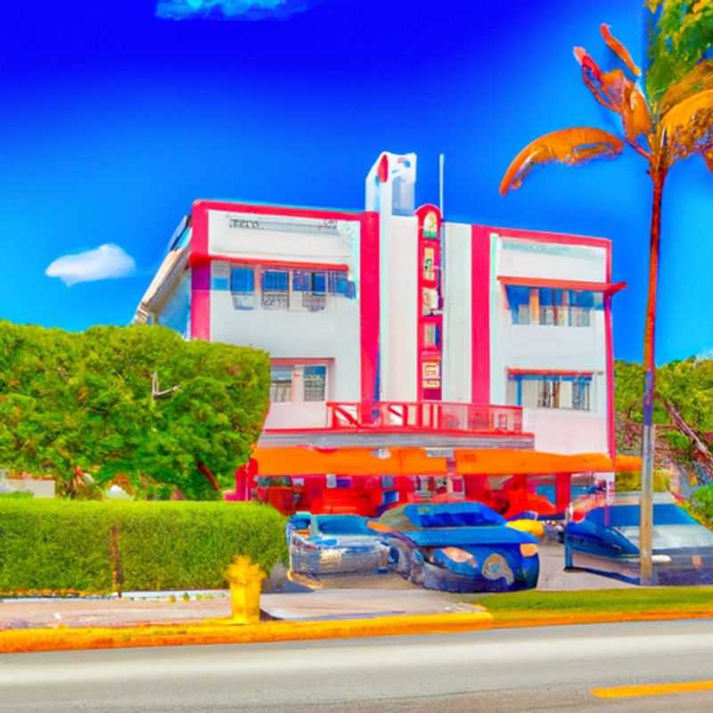 <h1>Miami Beach Luxury&#58; Art Deco Historic District&#44; South Beach&#44; Ocean Drive&#44; Vizcaya Museum and Gardens</h1> A solitary figure strolls along the sun-kissed sands of Miami Beach, USA, embracing the tranquility of a 2-week winter getaway. Majestic palm trees sway gently in the warm breeze, casting long shadows across the pristine shore.