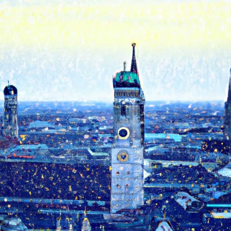 A solitary traveler strolls through the snow-laden streets of Munich, Germany, during a 4-day winter getaway, embracing the city's festive charm and discovering its hidden gems.
