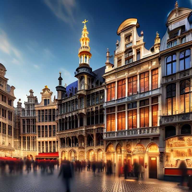 <h1>24 Hours in Brussels&#58; Top 4 Luxury Experiences for The Luxury Festivalgoer</h1> A stylish couple savoring the vibrant spring atmosphere in Brussels, Belgium, as they explore the stunning Grand Place, surrounded by blooming flowers and festive decorations during their 24-hour luxury getaway.