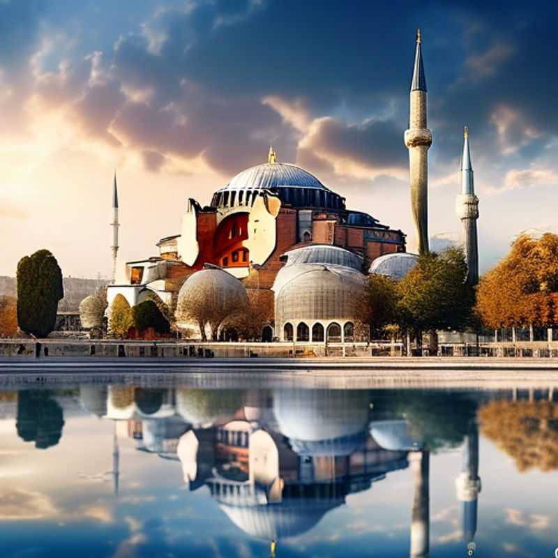 <h1>Top 4 Romantic Luxury Experiences for Couples in Istanbul&#58; Hagia Sophia&#44; Bosphorus Cruise&#44; Traditional Hammam&#44; and Topkapi Palace</h1> A luxury couple exploring the vibrant streets of Istanbul, Turkey, surrounded by blooming flowers and historic architecture during their enchanting 5-day spring getaway.