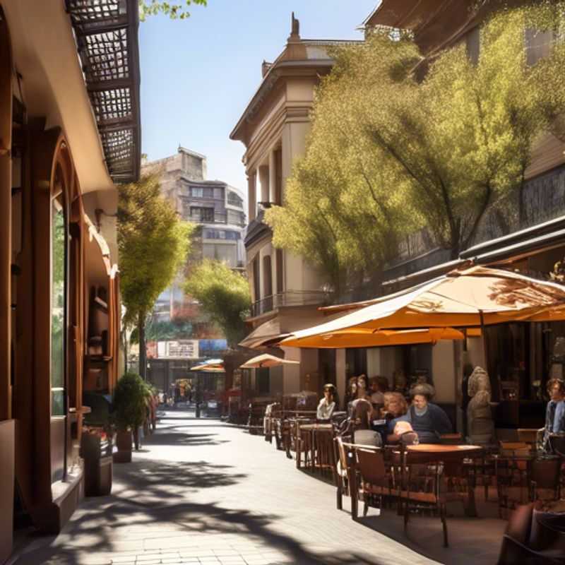 <h1>Luxury Romance in Santiago&#58; Top 5 Couples' Experiences from Lastarria's Boutique Shops to Boragó's Culinary Delights</h1> Two couples savoring a picturesque winter evening in Santiago, Chile, with the stunning Andes mountains in the background, capturing the essence of luxury romance during their 4-day getaway.