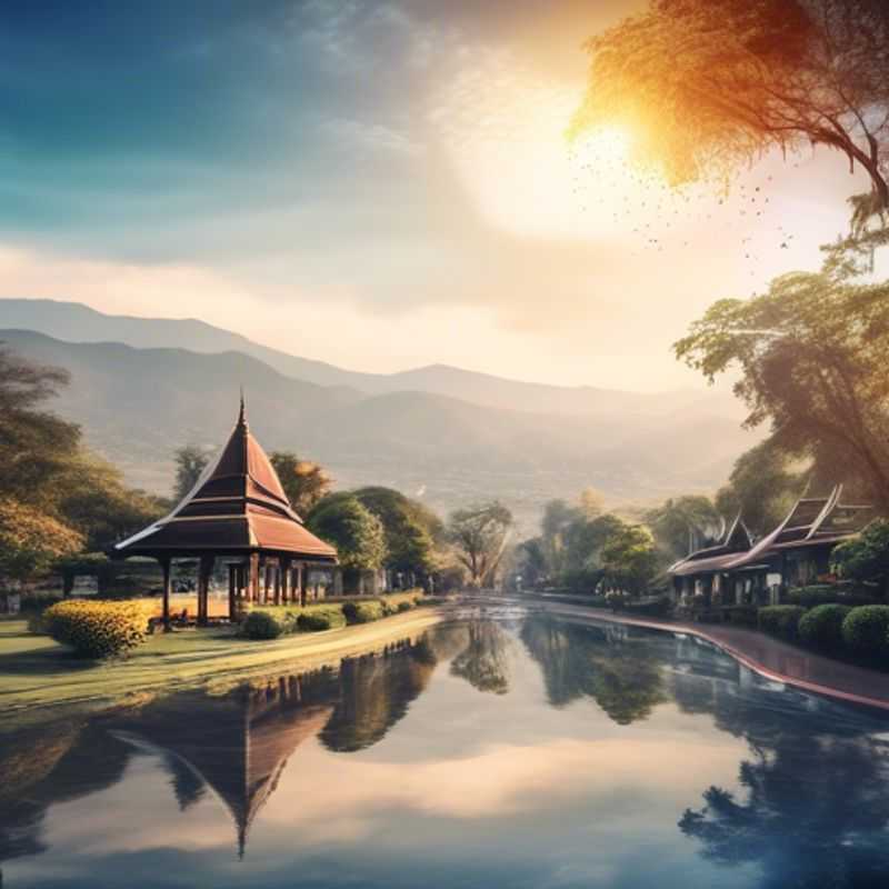 Three couples indulging in a serene wellness retreat amidst the lush mountains of Chiang Mai, Thailand, as they embrace rejuvenating experiences during their 24-hour winter getaway.