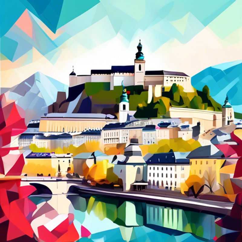 A solo traveler, embracing the charm of Salzburg, Austria, surrounded by blooming spring flowers and historical architecture, during a luxurious 4-day staycation.