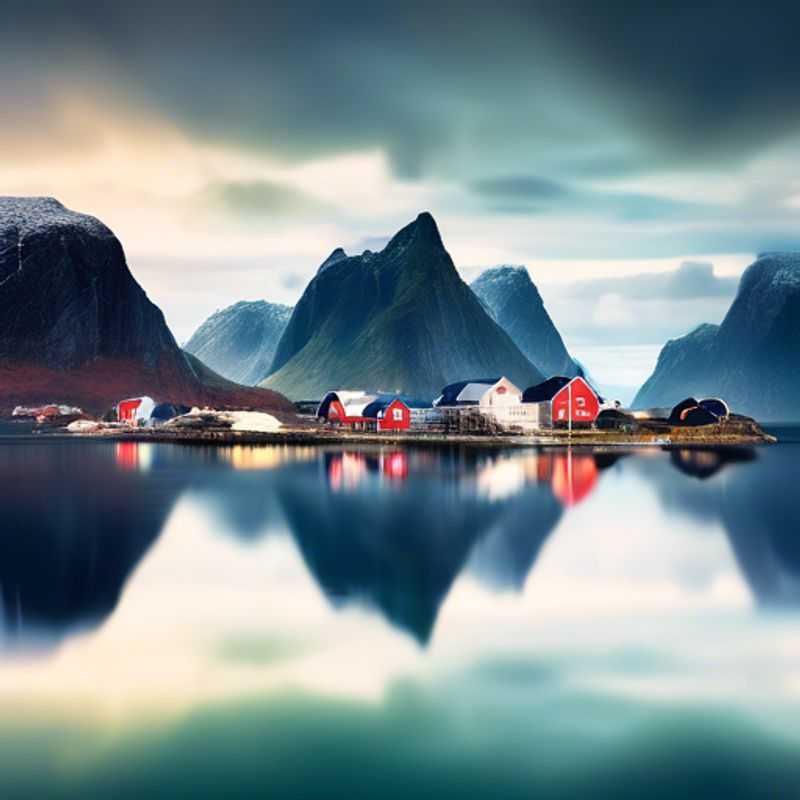 Three couples, members of The Luxury Staycationer, soaking in the breathtaking beauty of the Lofoten Islands, Norway, during a two-week coolcation escape.