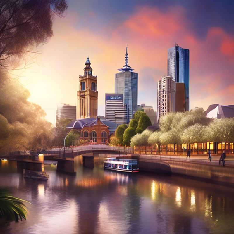 Two couples savoring the vibrant spring blooms in Melbourne, Australia, as they embark on a luxurious 4-day adventure filled with culture, cuisine, and captivating cityscapes.