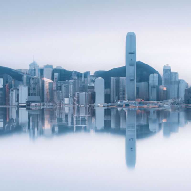 A solo traveler, the epitome of the Luxury Wellness Traveler, stands in awe of the towering skyscrapers and bustling energy of Hong Kong, Hong Kong, during a rejuvenating one-week spring getaway.