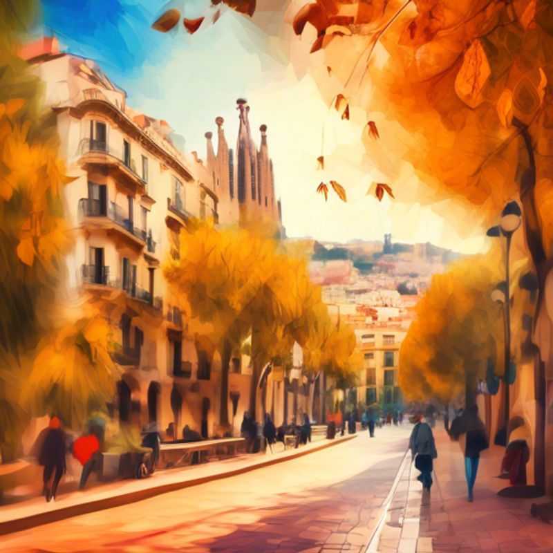 Three couples immersed in the vibrant culture of Barcelona, Spain, exploring the stunning architecture of Gaudí and enjoying local cuisine during their three-week fall adventure as Luxury Cultural Explorers.