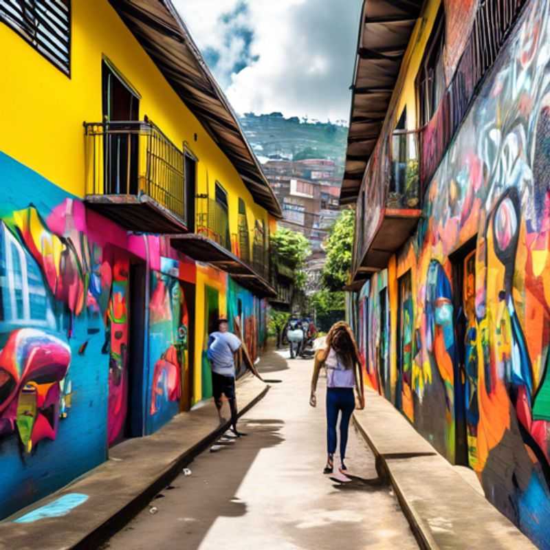 <h1>Top 5 Luxury Experiences for Solo Travelers in Medellin&#44; Colombia&#58; From Vibrant Street Art to Gourmet Dining</h1> A solo traveler exploring the vibrant streets of Medellin, Colombia, surrounded by blooming flowers and colorful murals, capturing the essence of spring during a week-long luxury adventure.