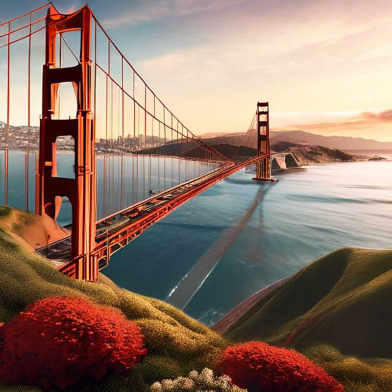 <h1>Luxury Escapes&#58; Top 5 Must&#45;Do Activities for Couples in San Francisco This Winter</h1> Two couples exploring the iconic Golden Gate Bridge, surrounded by the misty winter skyline of San Francisco, USA, during their luxurious 5-day getaway.