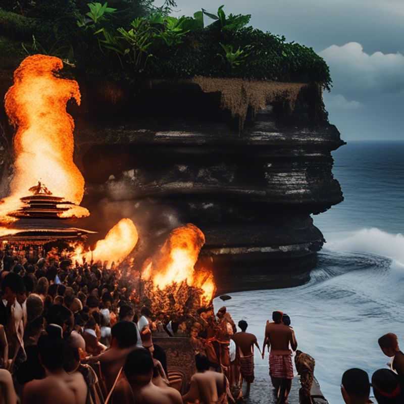 Exploring the Enchantment of Pura Tanah Lot&#58; Bali's Iconic Sea Temple in Winter