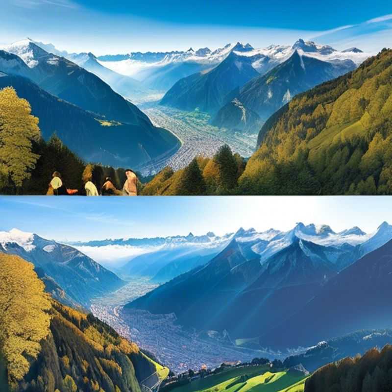 <h1>Interlaken&#58; A Coolcation for Luxury Business Travelers</h1> The Luxury Business Traveler enjoys a breathtaking view of the snow-capped Swiss Alps from Interlaken, a tranquil paradise nestled amidst majestic peaks, where rejuvenation meets adventure.