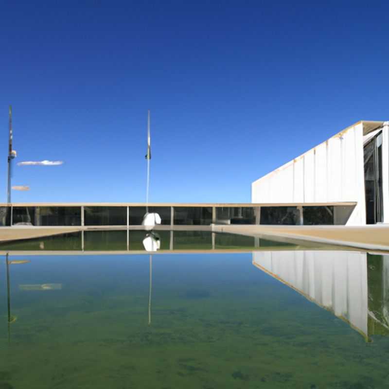 <h1>Brasilia's Luxurious Delights&#58; Palácio da Alvorada&#44; Iguatemi Brasília&#44; and Trattoria da Rosario</h1> A solitary traveler stands amidst the modernist architecture of Brasília, Brazil, during a 3-week spring sojourn, ready to immerse themselves in the city's unique blend of urban planning and natural beauty.