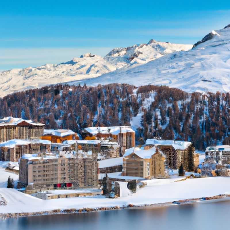 St. Moritz Luxury Getaway&#58; Skiing&#44; Trains&#44; and Lakes