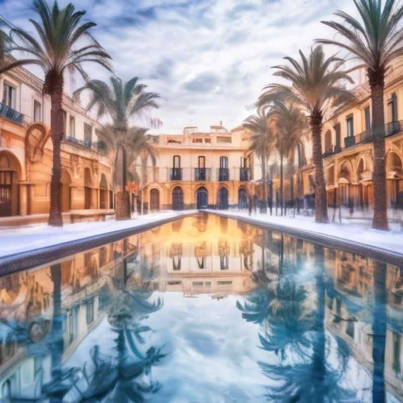 Three couples savoring the vibrant atmosphere of Valencia, Spain, as they explore its stunning architecture and rich culture during their luxurious 5-day winter getaway.