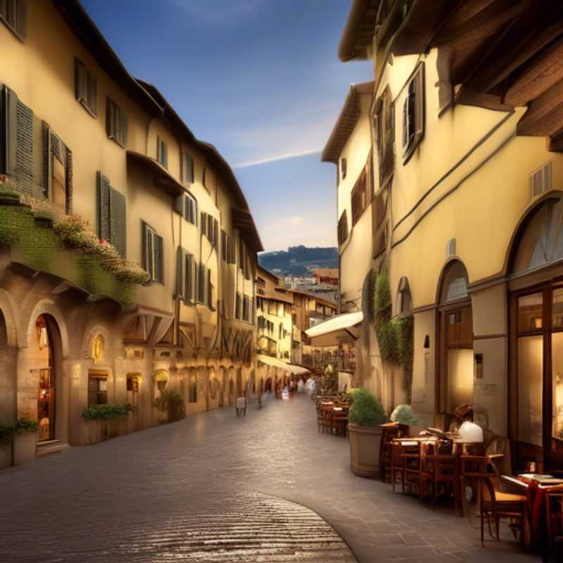 <h1>Indulge in Luxury&#58; Top 5 Experiences for Couples in Florence&#44; Italy – Michelin&#45;Starred Dining&#44; Private Cooking Classes&#44; Wine Tastings&#44; and Spa Bliss</h1> Three couples savoring exquisite Tuscan cuisine at a charming outdoor trattoria in Florence, Italy, surrounded by vibrant fall foliage during their luxurious three-week culinary adventure.