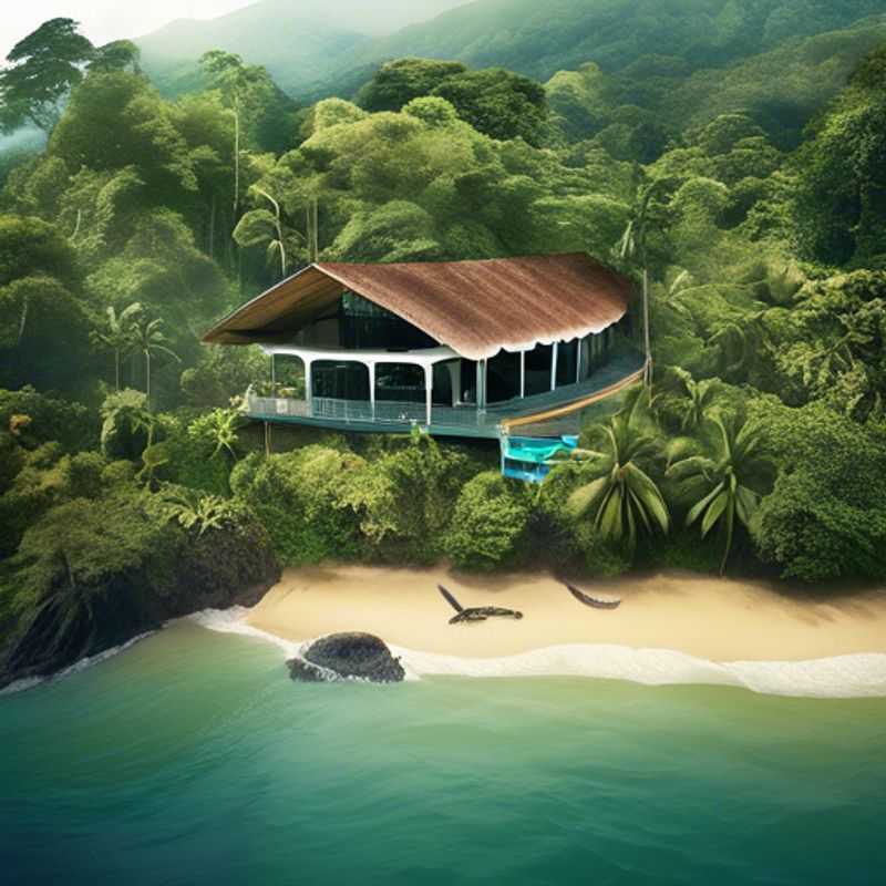 <h1>Top 4 Luxury Experiences for Couples in Puerto Viejo&#44; Costa Rica&#58; Wildlife Conservation&#44; Chocolate&#45;Making&#44; Bioluminescent Kayaking&#44; and Gourmet Dining</h1> Two couples savoring a vibrant culinary experience in Puerto Viejo, Costa Rica, surrounded by lush tropical landscapes and colorful local markets during their luxurious two-week spring getaway.