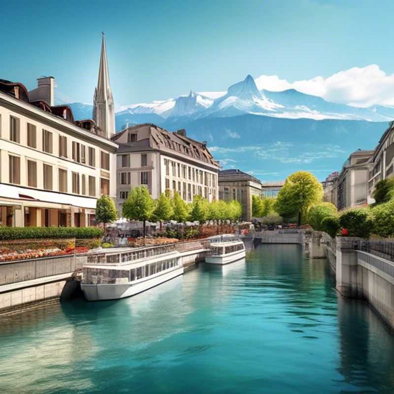 Discover the Magic of Geneva's Iconic 140&#45;Meter Water Fountain in Winter