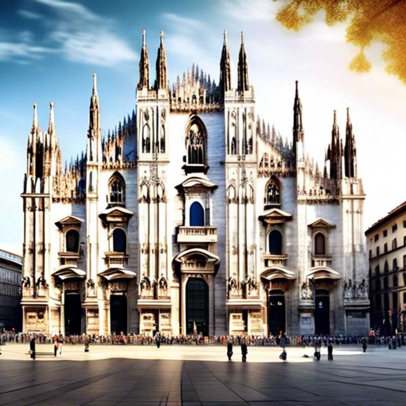 <h1>Luxury in 24 Hours&#58; Top 8 Must&#45;Visit Attractions for Couples in Milan&#44; Italy</h1> Two couples exploring the stunning Duomo di Milano, adorned with a light dusting of winter snow, during their luxurious 24-hour adventure in Milan, Italy.